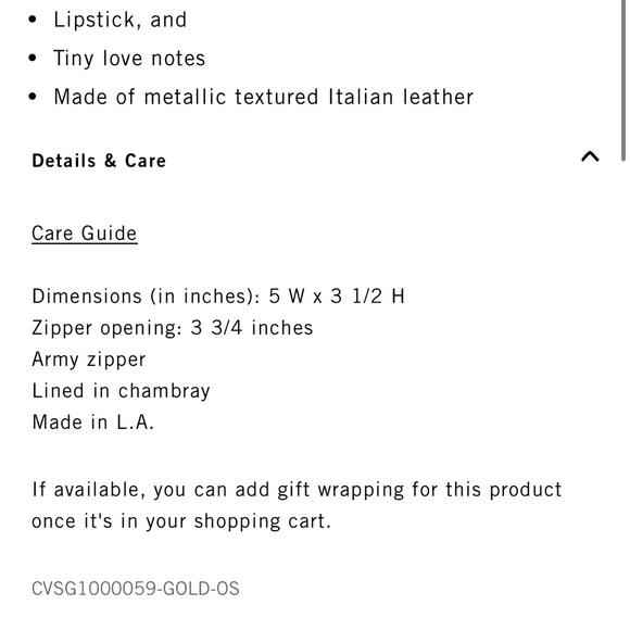 Clare V Cream with black eyes Leather coin clutch - Picture 11 of 11